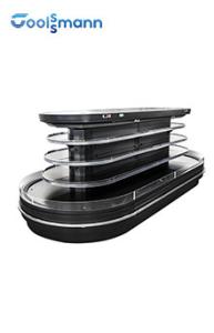 China Air Curtain Food Display Cooler factory