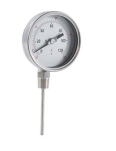 China Polycarbonate Window Industrial Bimetallic Thermometer Cooking 5&quot; 125mm factory