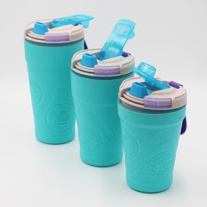 China Sustainable Silicone Custom Plastic Sports Bottles Creative style factory