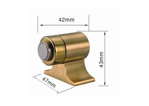 China Sofa Legs Decorative Door Stops , Robust Magnetic Door Stay Solid Casting factory