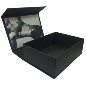 China custom bride and bridgroom wedding gift box wedding dress hinged paper box factory