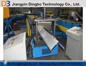 China Ridge Cap Roll Forming Machine for Metal Roof with Working Speed 12-30m / min factory