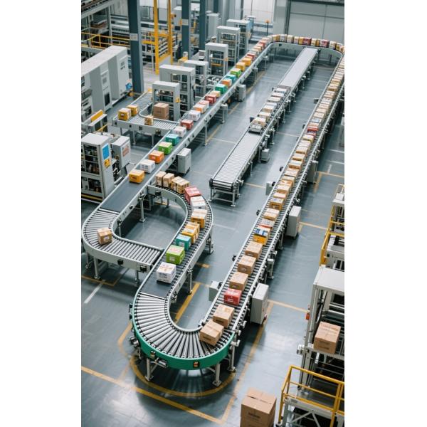 China Streamlined Automated Packaging Finished Product Conveyor Line Automated Production Lines Belt Conveyor Line factory