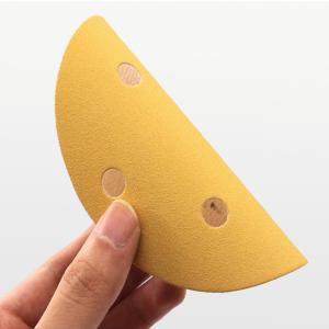 China 6 Holes 5 Inch Aluminum Oxide Sandpaper Abrasive Sheet For Floor Sander factory