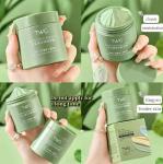 Green Tea Clay Face Mask Skin Care Pore Shrinking Blackhead Remover Face Mask