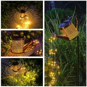 Sprinkling Solar Powered Fairy Lights Waterproof Shower Outdoor Lantern Light