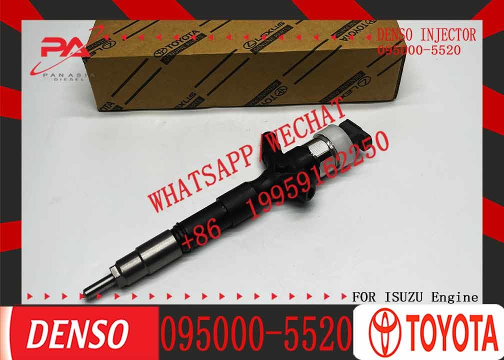 2KD New Diesel Common Rail Fuel Injector 095000-5520 Nozzle Injector 095000 5520 0950005520 for Toyota Hilux