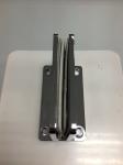 90 degree double pack heavy duty stainless steel glass clamp & glass door
