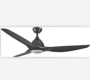 China 64 Inch 3 ABS Blade Ceiling Fan With Light Minimalistic Design Strong Wind Power factory