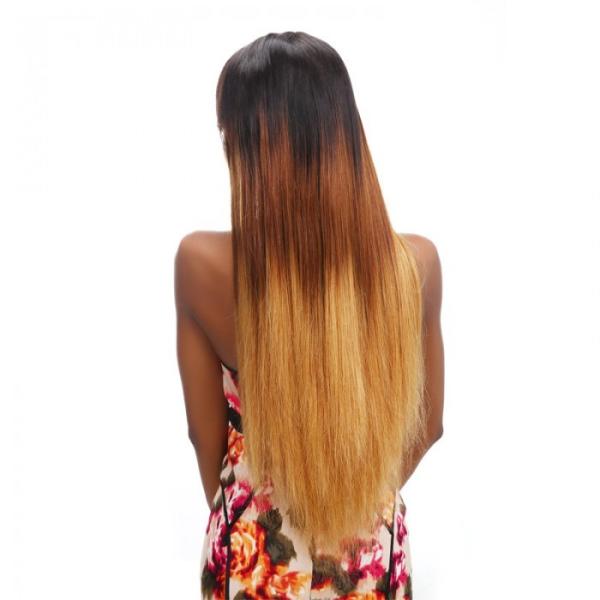 12" - 30" Three Tone Ombre Human Hair Extensions / Brazilian Straight Hair