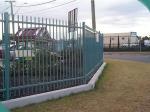 PVC Coated Ornamental Spear Top Security Steel Tubular Fence in Garden,Home
