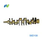 OEM factory price genuine parts 6D108 6222-31-1110 crankshaft car steel