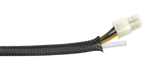 China Flameproof PET Expandable Braided Sleeving Electrical Wire Protective Sleeves factory