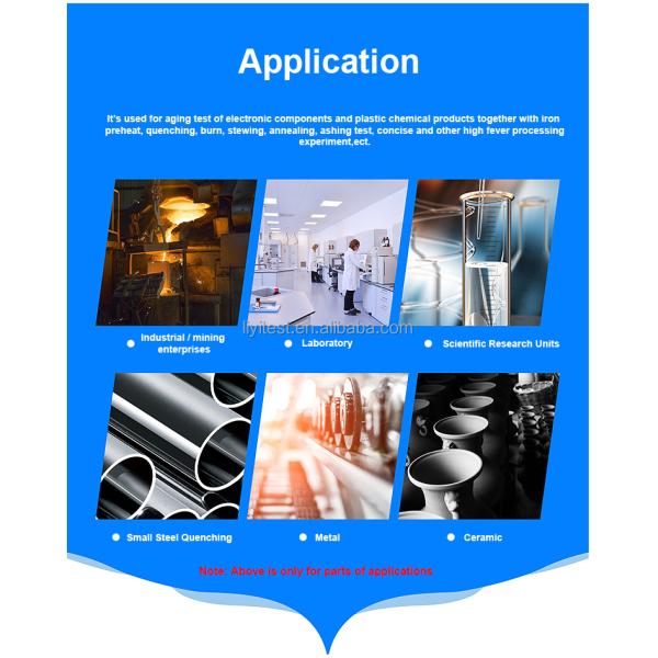 LIYI 1200 Degree Ceramic Laboratory Inert Gas Muffle Furnace Chamber