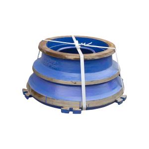 China Standard MANTLE Mining Equipments Manganese Wear Parts Cone Crusher Bowl Liner GP220 factory