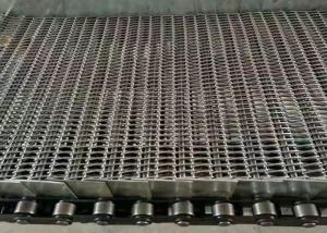 China Activated Carbon Dryer Large Hole 304 Stainless Steel Spiral Mesh Belt factory