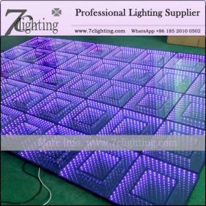 China Magic LED Floor Tile 50*50 Cm 3D Effect LED Infinite Dance Floor factory