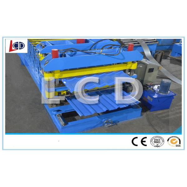Chain Driven Double Layer Roll Forming Machine Roof Use Cr12 Blade Material