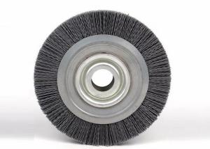 China 6 Inch Circular Nylon Wire Wheel Brush / Nylon Bristle Wheel For Decorative Glass factory