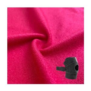 China Stripe Nylon Spandex Fabric Medical Guard Warp Knitted Elastic Brush Ring Fabric factory