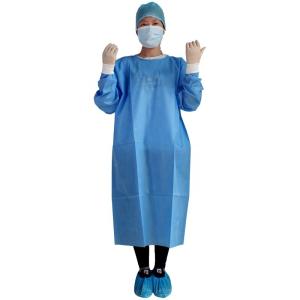 China PP Unisex Disposable Isolation Gown , Medical Protective Clothing No Stimulation factory