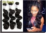 Brazilian Straight Hair Weave Bundles / 100% Virgin Human Hair Extensions Non