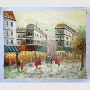 China Canvas Paris Oil Painting ，Thick Oil Paint Palette Knife 30&quot; X 40&quot; 36&quot; X 48&quot; factory