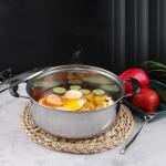 Hot Sale 10 Piece Stainless Steel Cookware Soup Pot Set Stock Pots Cooking Ware