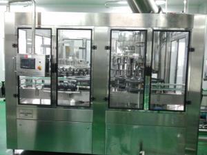 China Full Automatic All In One 8000 Bph Glass Bottle Filling Machine factory