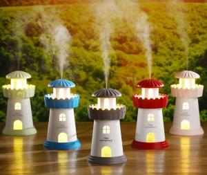 China New Arrival Home Use Creative 150ml OEM USB Mini Lighthouse Air Humidifier factory