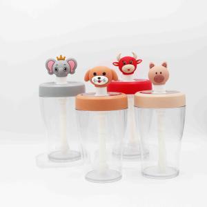 China BPA Free Sports Tritan Silicone Straw Water Bottle With Custom Logo factory