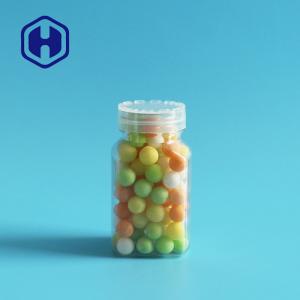 China Mini 100ml Plastic Packaging Jar For Chocolate Beans Sweets Granule Small Square factory