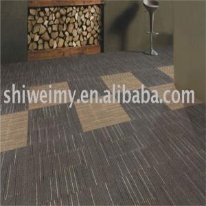 China China manufacturer commercial interlock PP carpet tiles factory