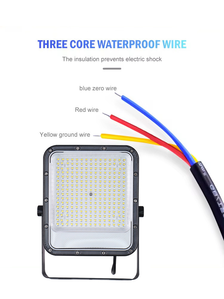 KCD Factory Supply 35000 Lumen 150w 300w Floodlight High Lumens High Power Stadium IP66 200w Indoor LED Flood Light