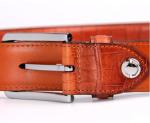 Classic Pin Buckle Double Side Tan Mens Casual Leather Belts