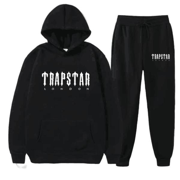 Custom Men′s Tracksuits 2 Piece Hooded Athletic Sweat Casual Running Jogging