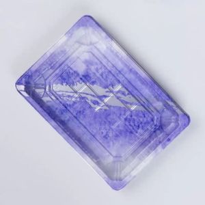 Custom Cake Packaging Transparent Disposable Takeout Sushi Tray Rectangular