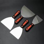 Stainless Steel Dough Scraper with Rubber Handle Carbon steel Paint Scraper