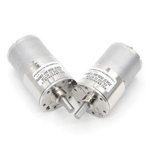 China Mini DC gear motor 37mm ZGA37-3530 12V 24V center output gearbox low-speed motor factory