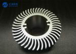 OD200mm Round Extruded Aluminum Heatsink For Led Light 0.05mm Tolerance