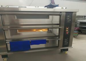 China High Efficient Bakery Steam Oven , Industrial Deck Oven With Steam Injection factory