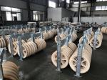 2T Single Wheel Nylon Conductor Stringing Blocks 660mm Diameter