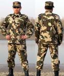 Enzyme wash Polyester/Cotton africa military combat camouflage fabric twill