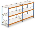 Long Span Steel Light Duty Shelving For textile,leather storage