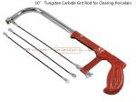 10"Tungsten Carbide Grit Rod for Clearing Porcelain,Cutting Tiles