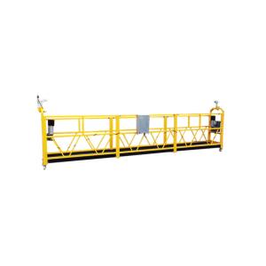 China Light weight safety ZLP630 painting steel construction gondola in Indonesia factory