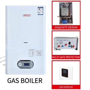 China Stainless Steel Wall Mounted Gas Boiler Stepless Lpg Heating Boiler 28kw 24Kw factory