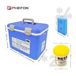 Biological UN3373 Shipping Boxes UN2814 Vaccine Transport Cooler Box