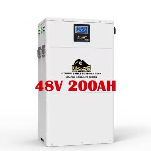 China 200Ah 48V LiFePo4 Battery 10Kwh For Solar System 51.2V 100Ah Energy Storage L485 X W298 X H802 factory