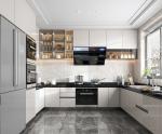 Complete Modern Lacquer Kitchen Island Furniture White Shaker